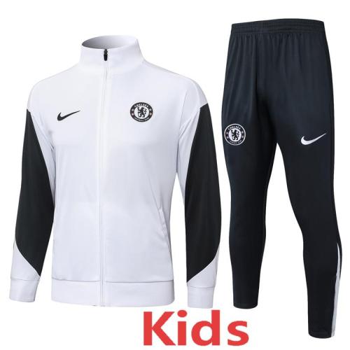 25-26 CHE White Kids Jacket Tracksuit #E25146(童装)