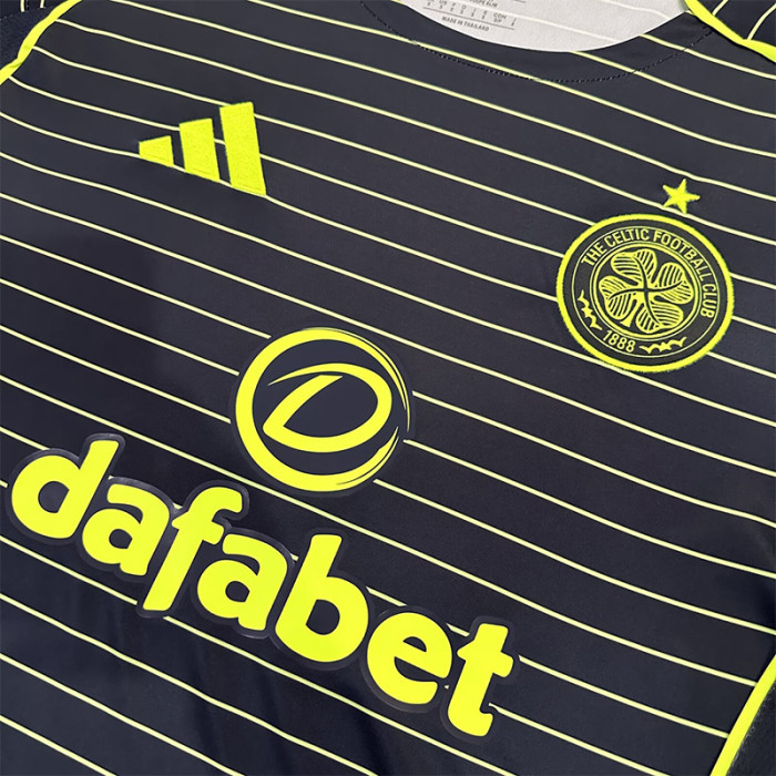 25-26 Celtic Black Special Edition Fans Soccer Jersey