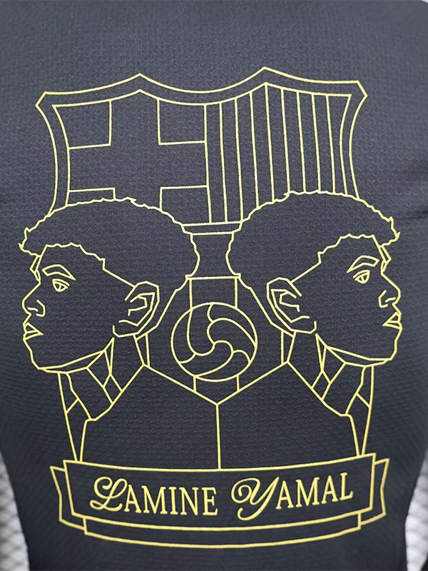 24-25 BAR Black Commemorative Edition Player Version Soccer Jersey