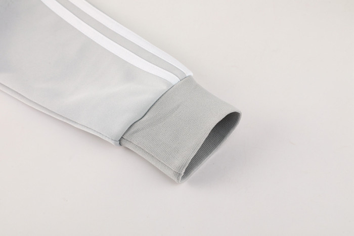 2025-26 RMA Light gray Jacket Tracksuit #07