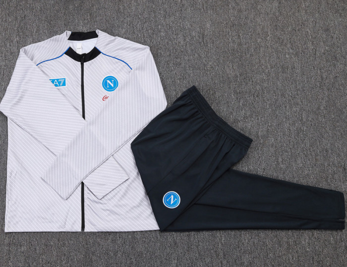25-26 Napoli Light gray Jacket Tracksuit #A2582