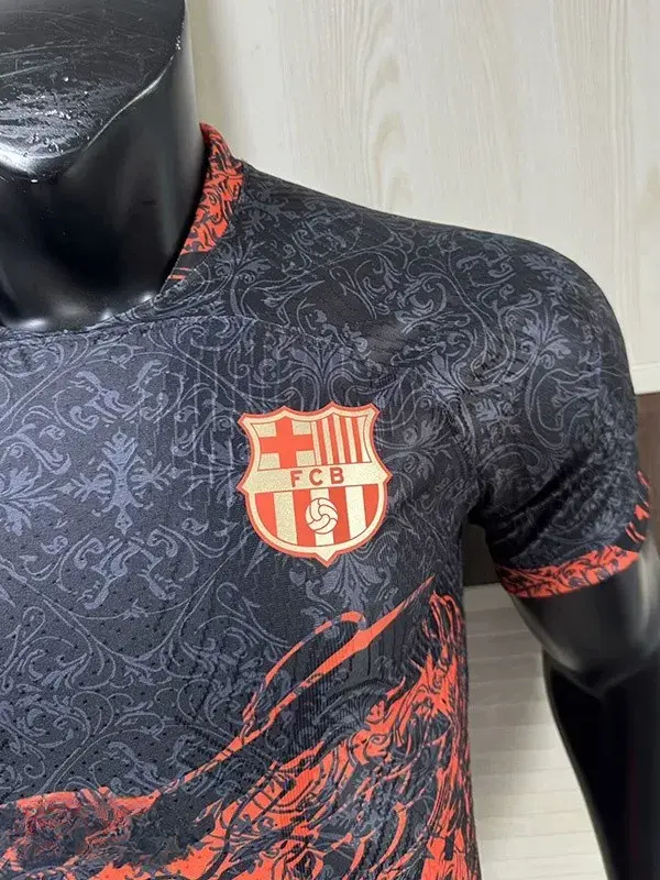 25-26 BAR Black Red Special Edition Player Version Training Shirts