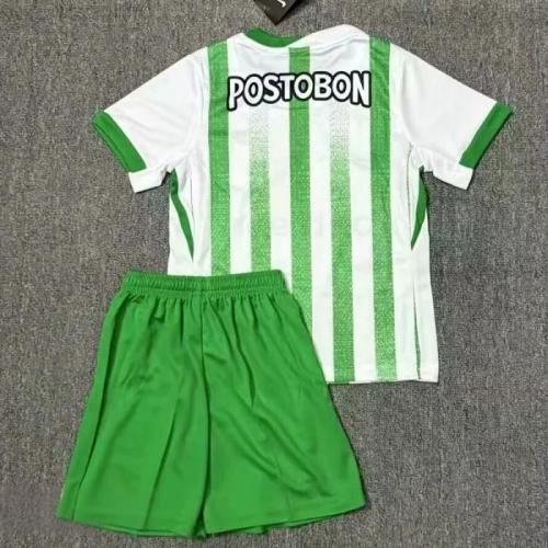 25-26 Atletico Nacional Home Kids Soccer Jersey