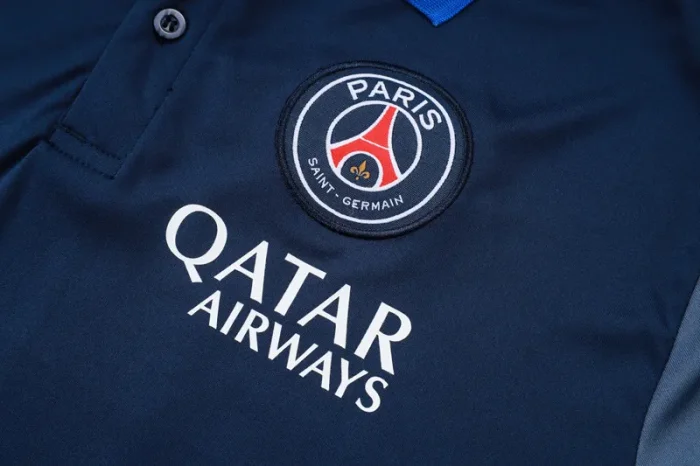 2025-26 PSG Royal blue Polo Tracksuit #C2569