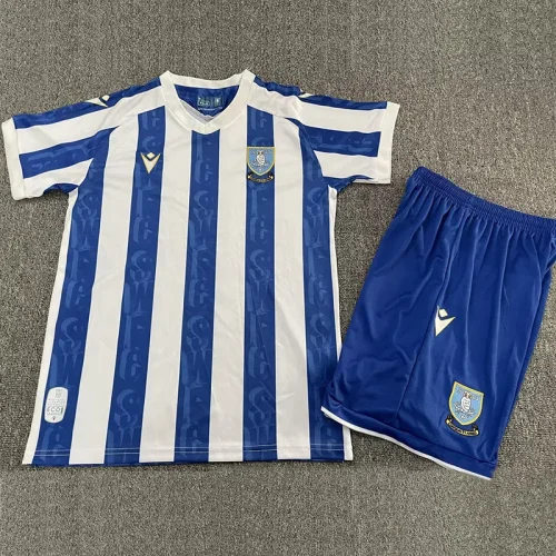 25-26 Sheffield Wednesday Home Kids Soccer Jersey