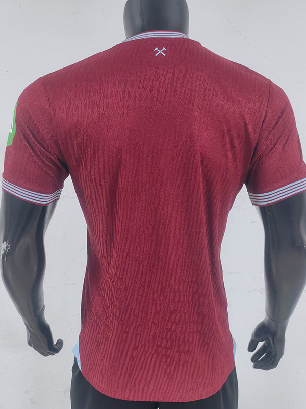 2025-26 West Ham Home Player Version Soccer Jersey