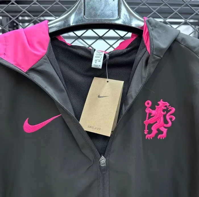 25-26 CHE Black Windbreaker