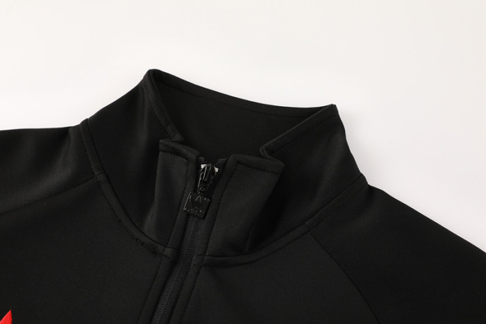24-25 Man Utd Black Jacket Tracksuit #06