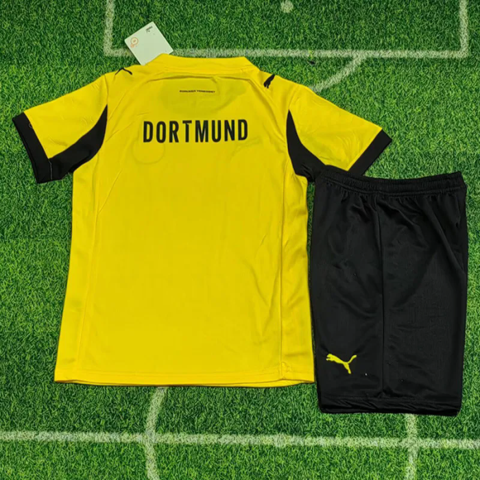 2025-26 Dortmund Cup Match Home Kids Soccer Jersey