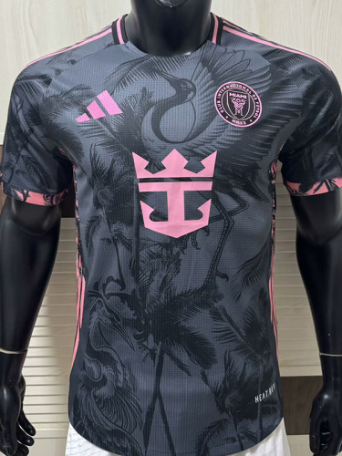 25-26 Inter Miami  Grey Black Special Edition Player Version Soccer Jersey