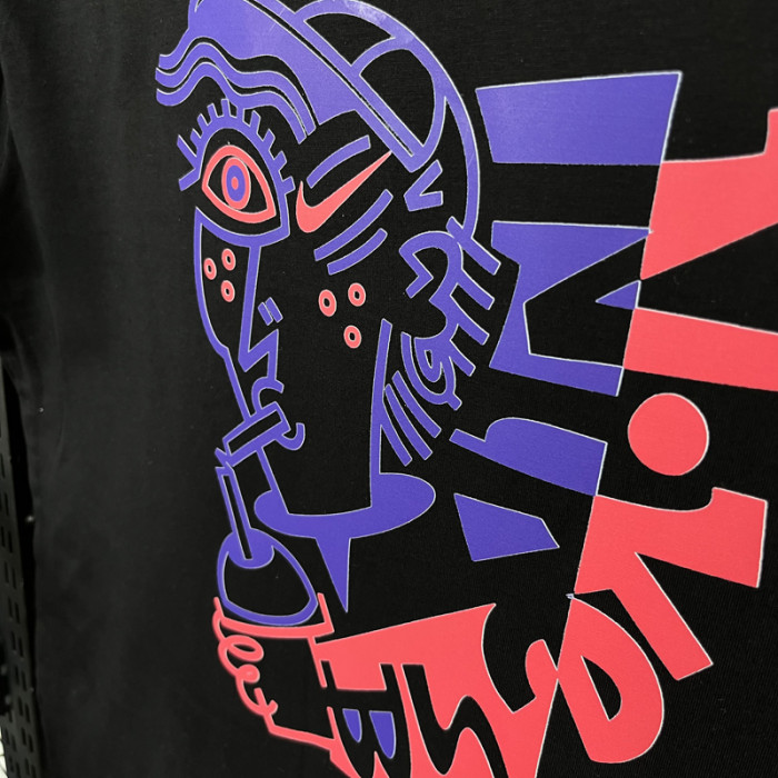 T232 NK Black High Quality Casual T-Shirt