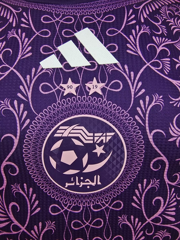 25-26 Algeria Purple Player Version Training shirts #A37