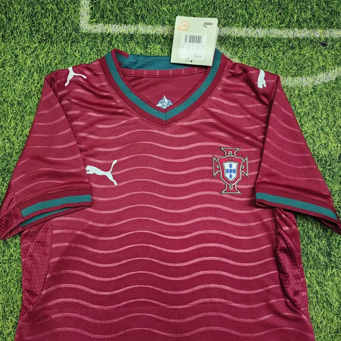 26-27 Portugal Home Kids Soccer Jersey
