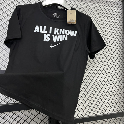 T204 NK Black High Quality Casual T-Shirt #字母