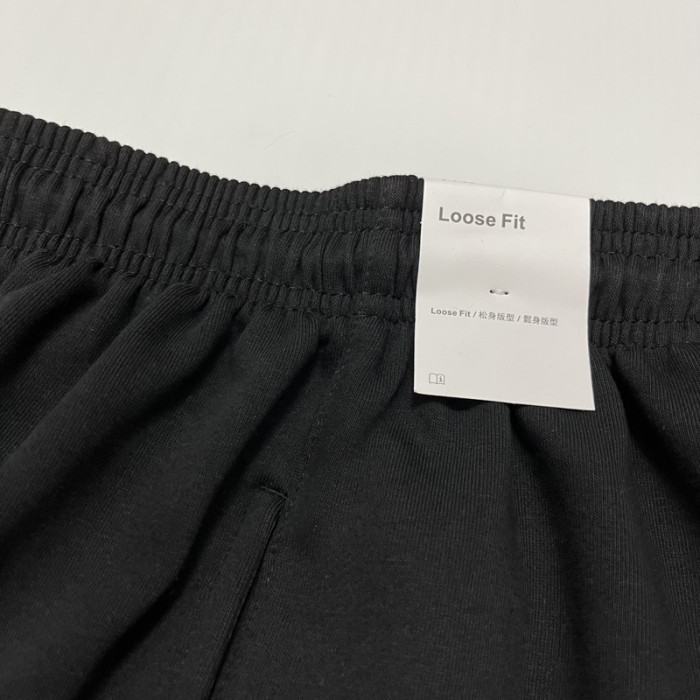 W7纯棉卫裤 NK Black Top Quality Sweatpants (Have Pocket)