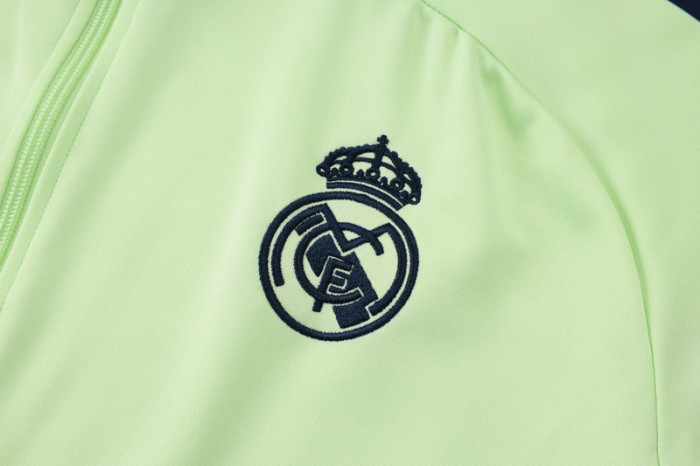 2025-26 RMA Light green Kids Jacket Tracksuit#E2563(童装)