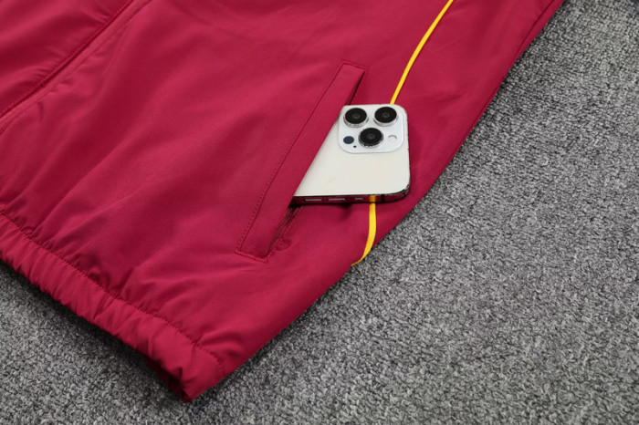 2025-26 ARS Jujube red Hoodie Jacket Tracksuit