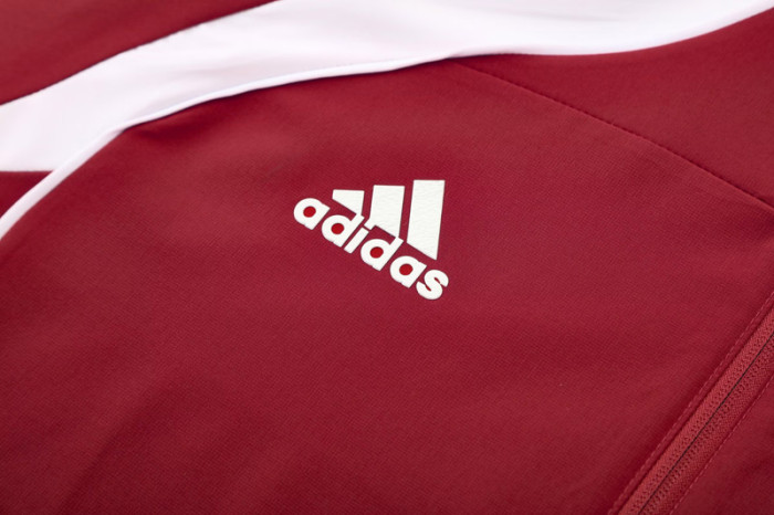 2025-26 Bayern Jujube red Hoodie Jacket Tracksuit
