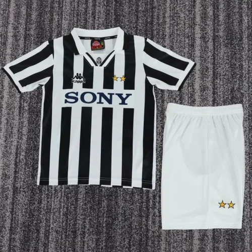 1995-1997 JUV Home Kids Retro Soccer Jersey