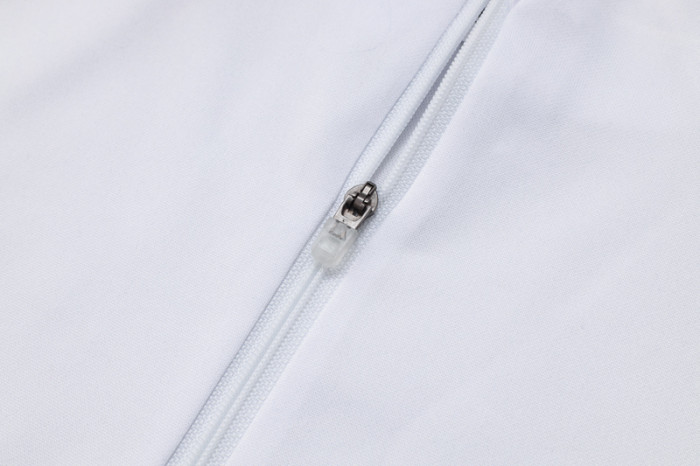 25-26 RMA White Half Pull Tracksuit #B2505(半拉链)