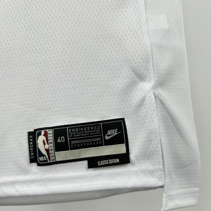 24-25 WARRIORS CURRY #30 White Retro Top Quality Hot Pressing NBA Jersey