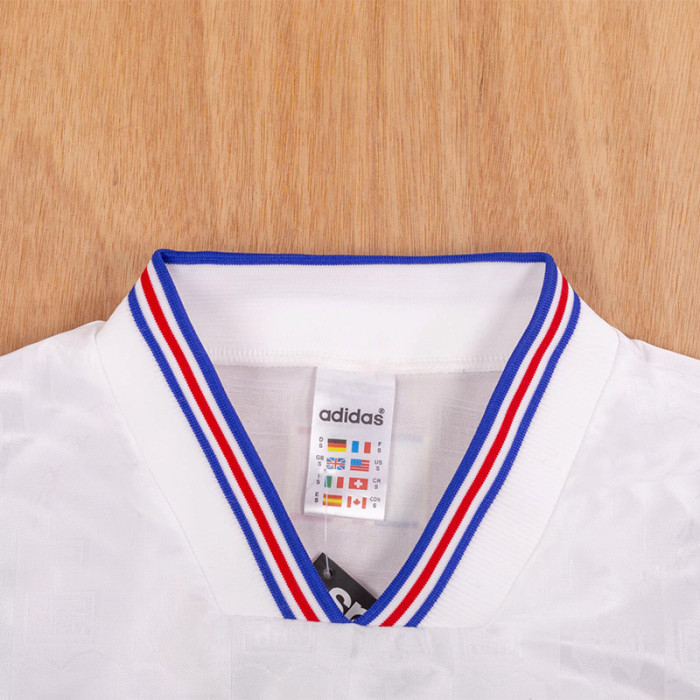 1996-1997 France Away Retro Soccer Jersey