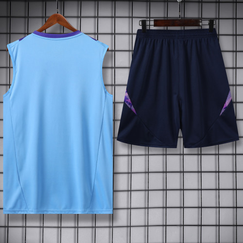 24-25 Argentina Light blue Tank top and shorts suit