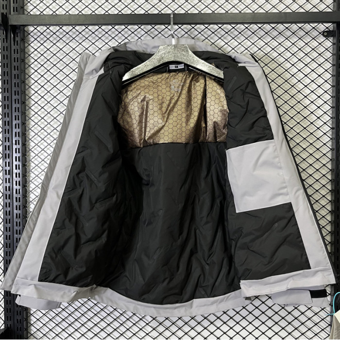 2024 NK Cotton Thickened warm Grey Outdoor Jackets #A801加棉冲锋衣