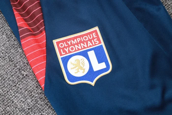 2025-26 Lyon Royal blue Training Long Pants (Have Pocket)