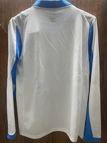 2025-26 Marseille Home Long Sleeve Soccer Jersey (长袖)