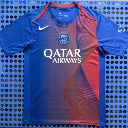 2025-26 PSG Blue Red Training Shirts