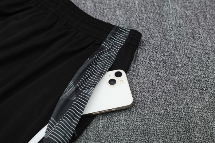 2025 AD White black Tank top and shorts suit