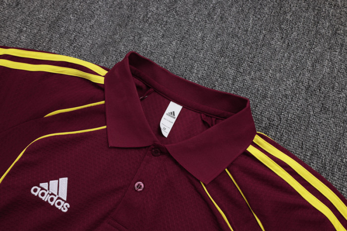 2025-26 ARS Jujube red Polo Tracksuit #C2558