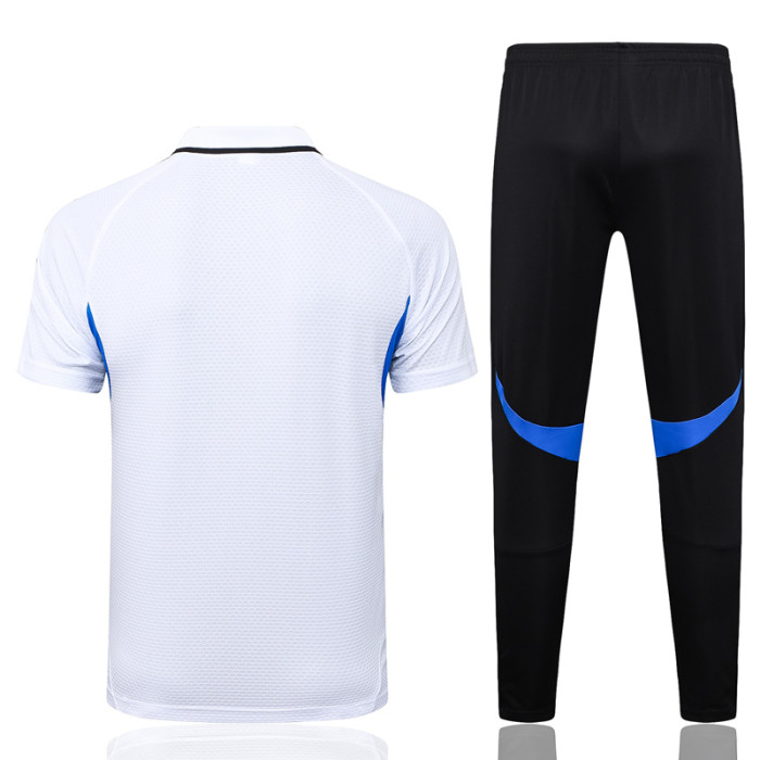25-26 Man Utd White Polo Tracksuit #C2562