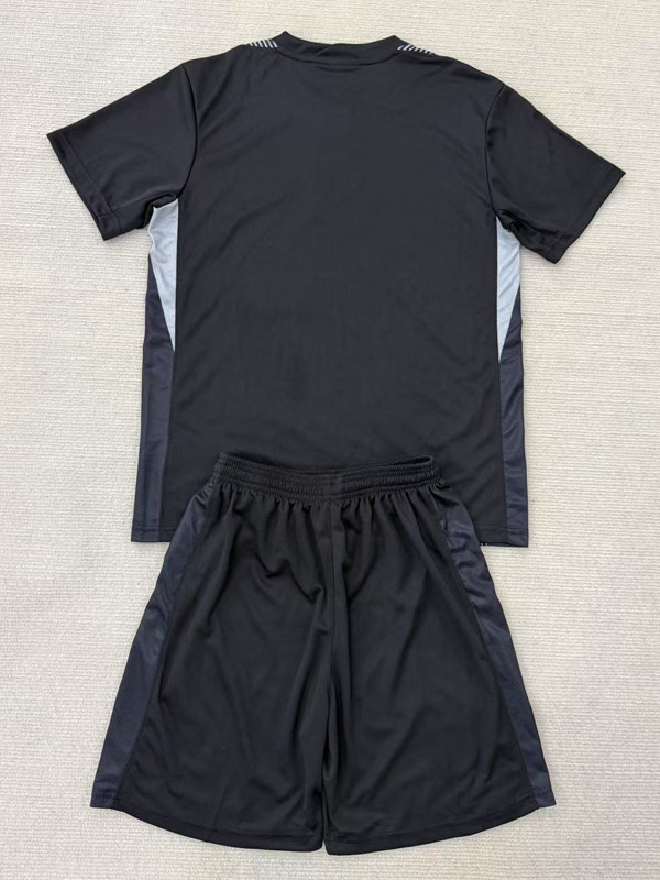 25-26 USA Black Goalkeeper Kids Soccer Jersey