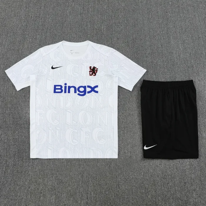 25-26 CHE White Training Short Suit