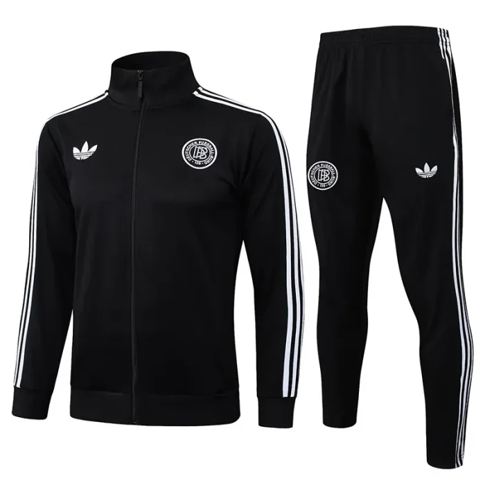 2025-26 Germany Black Jacket Tracksuit #A2555