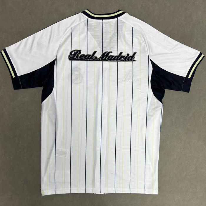 25-26 RMA White Casual Edition Baseball Jersey