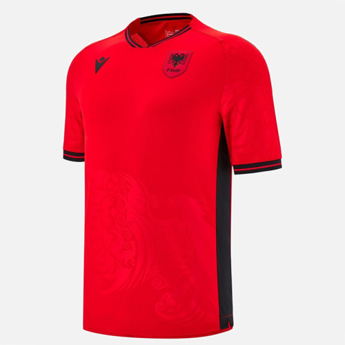 25-26 Albania Home Fans Soccer Jersey