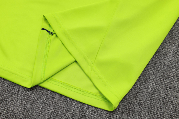 2025-26 RMA Grass green Half Pull Tracksuit #B2545(半拉链）