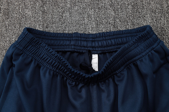 2024 NK Royal Blue Half Pull Tracksuit #05(半拉链)(红色领)