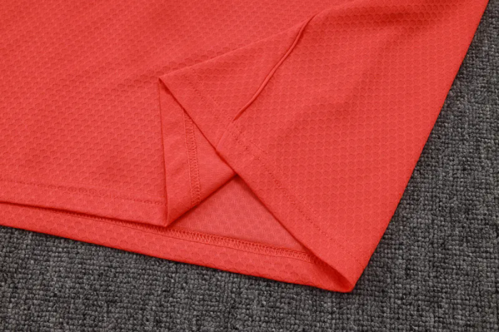 2025-26 Bayern Orange Polo Tracksuit