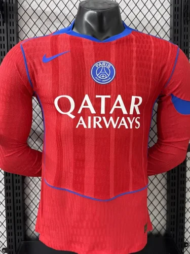 25-26 PSG Third Long Sleeve Player Version Soccer Jersey (长袖球员)
