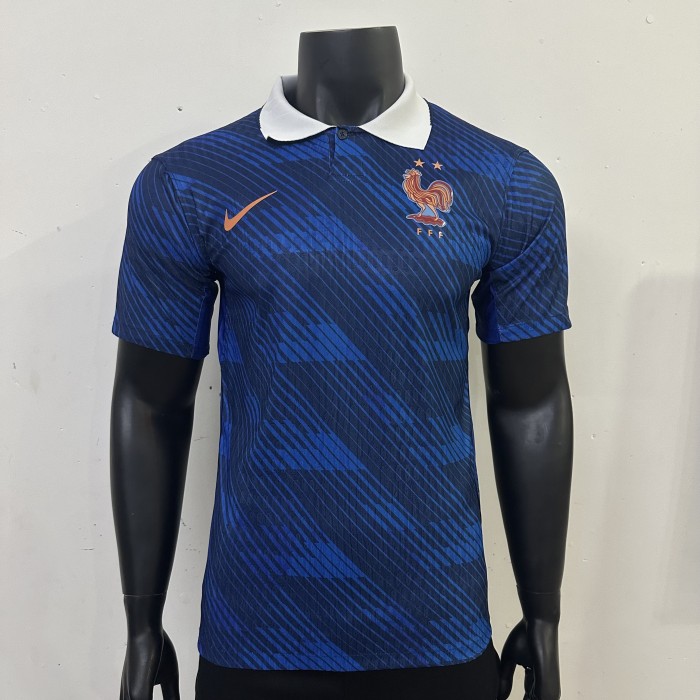 26-27 France Home Player Version Soccer Jersey