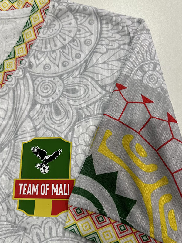 2025-26 Mali White Player Version Soccer Jersey