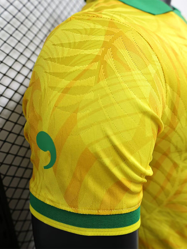 24-25 Brazil Comma Yellow Special Edition Player Version Soccer Jersey