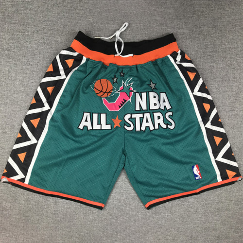 ALL STAR Green City Edition Top Quality NBA Pocket Pants #全明星
