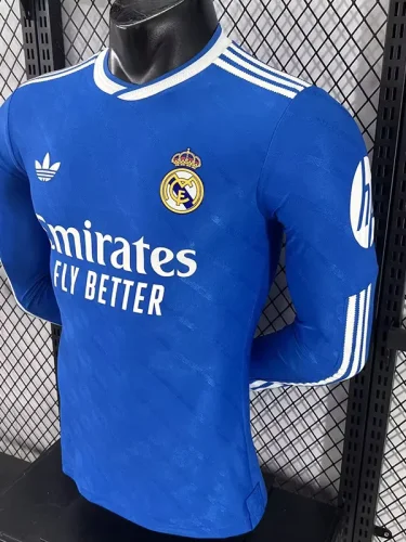 25-26 RMA Third Long Sleeve Player Version Soccer Jersey (长袖球员)