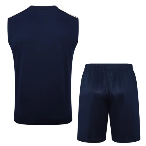 25-26 JUV Royal blue Tank top and shorts suit #D2518