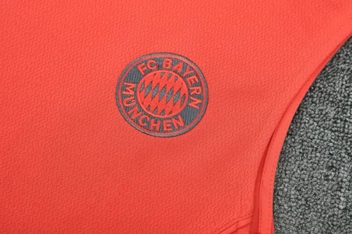 2025-26 Bayern Orange Tank top and shorts suit